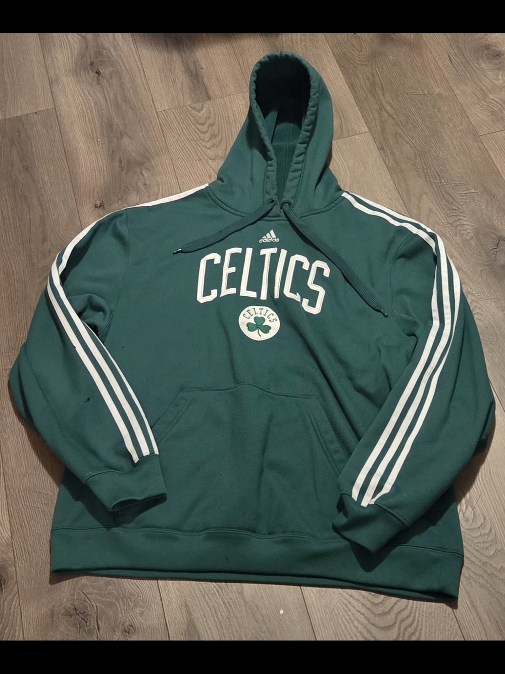 2012 Adidas Boston Celtics Green Pullover Hoodie